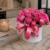 Pink peony roses in a box Ramat - Hasharon