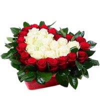 Heart with roses Kolomyja