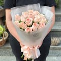 15 creamy roses, Bentota