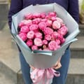 9 кущових рожевих троянд, Одеса