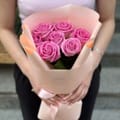 Букет 7 розовых роз, Калуш