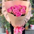 Of 9 pink roses, Vasilkov