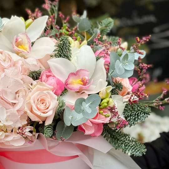 Зимняя нежность – доставка цветов в Киев