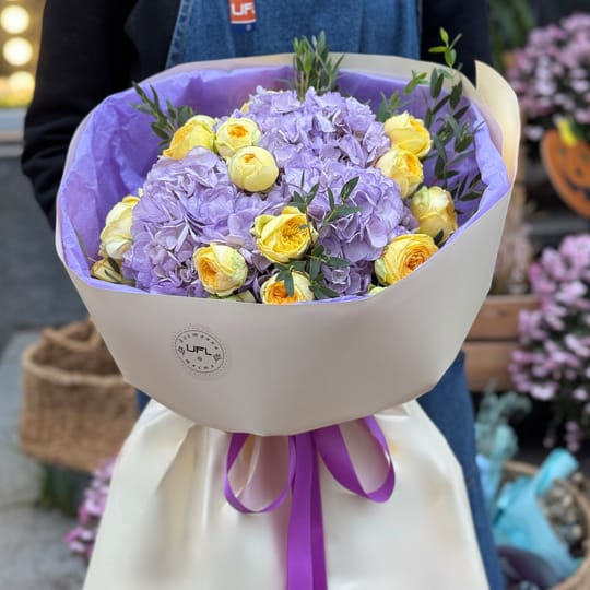 Лавандовий ранок – доставка квітів у Ліверпуль