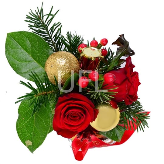 Подарок на Рождество – доставка цветов в Киев