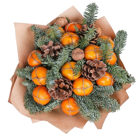 Букет Мандариновый – доставка цветов в Киев