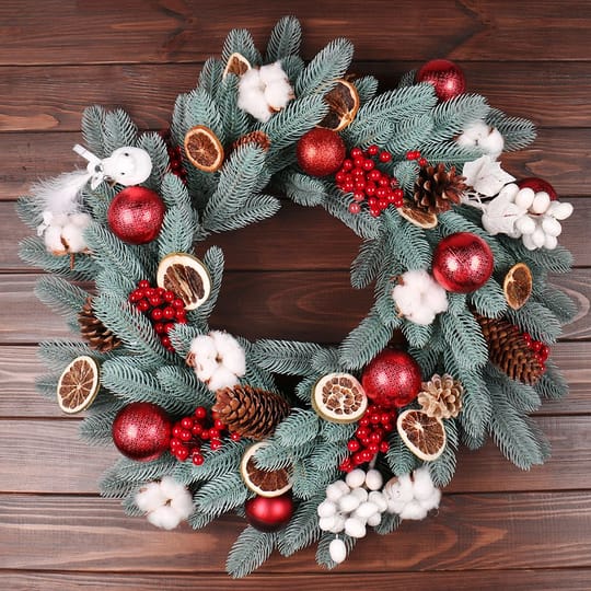 Новогодний венок №8 – flower delivery in Luginy