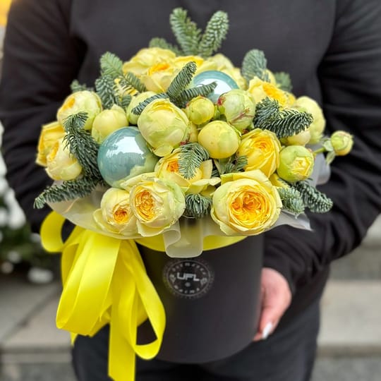 Зимнее солнце – доставка цветов в Киев