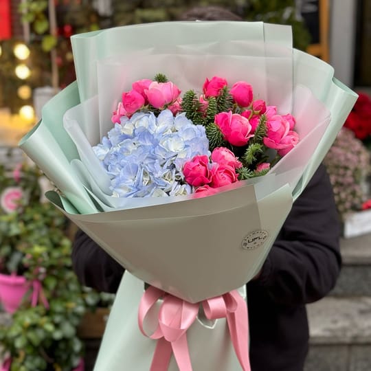 Зимняя акварель – доставка цветов в Яворнитское