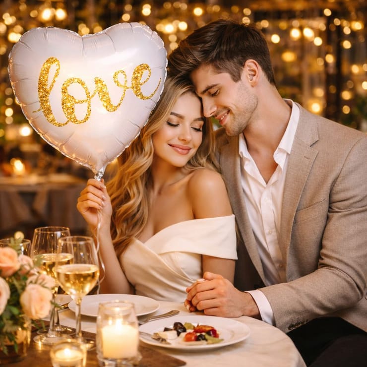 Фольгована кулька Love Glitter  – доставка квітів у Жовква