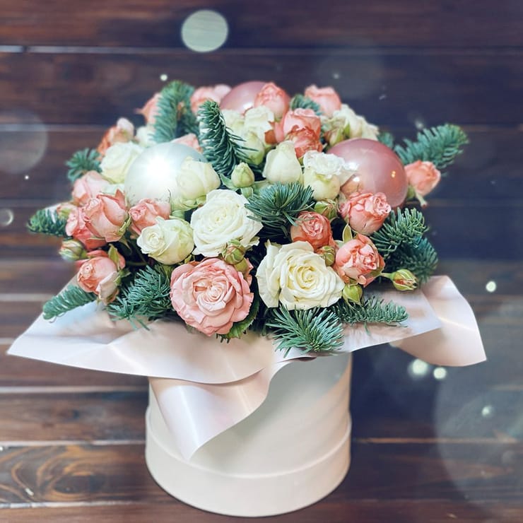 Снігові візерунки – доставка квітів у Ретимно