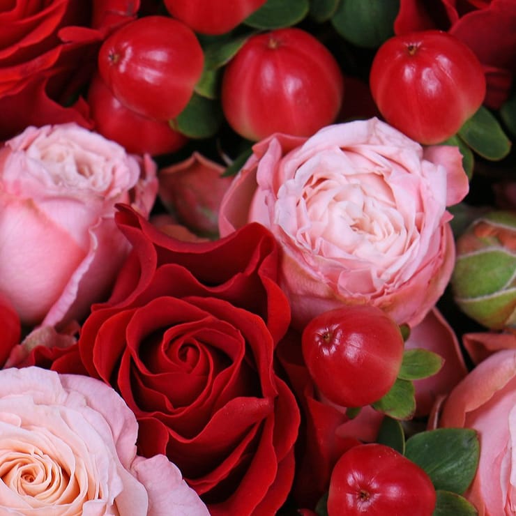 Цветочная композиция моей половинке – доставка цветов в Черневцы