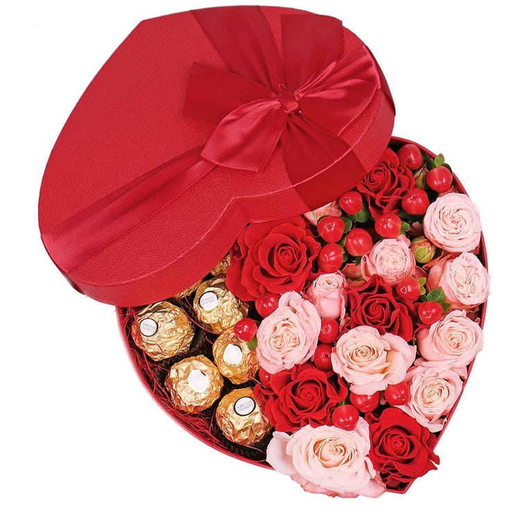 Цветочная композиция моей половинке – доставка цветов в Черневцы