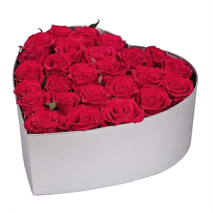 Signs of love 25 roses – flower delivery in Laurel