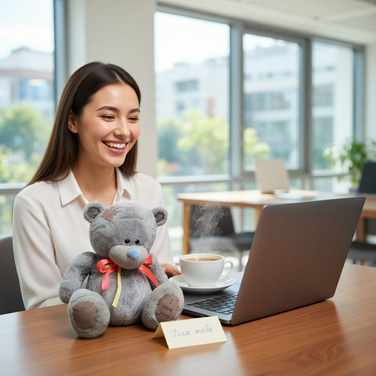 Teddy I love u – flower delivery in Billerikey