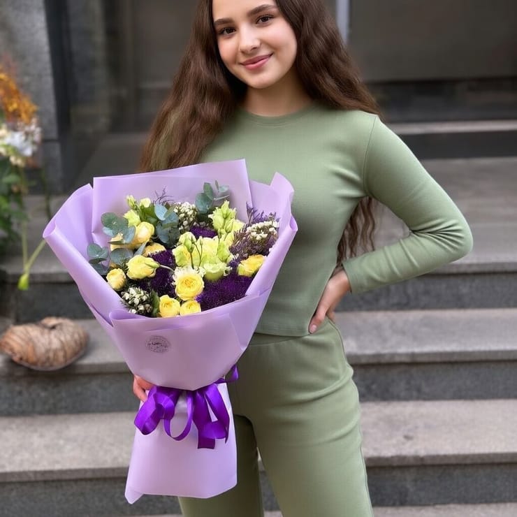 Букет квітів Весняне сонце – доставка квітів у Нікосія