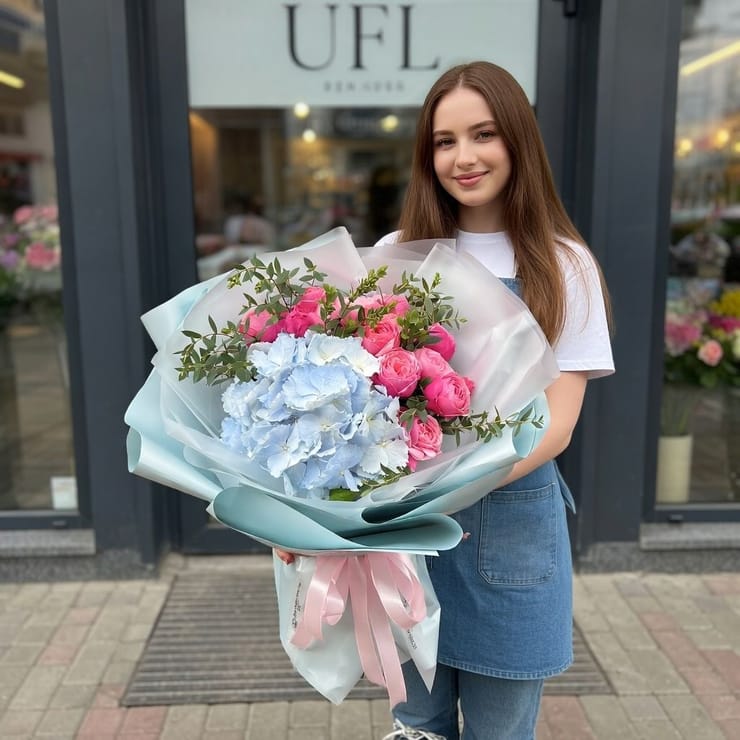 Bouquet Tender cloud – flower delivery in Kiev - Goloseevskiy district