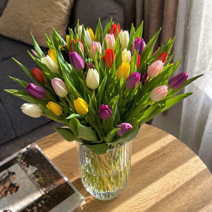 25 тюльпанов микс – доставка цветов в Сан Пьеро а Сьеве
