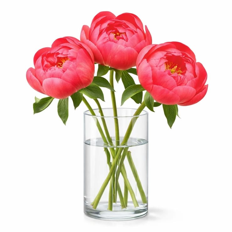 Peony coral by piece – flower delivery in Hanford