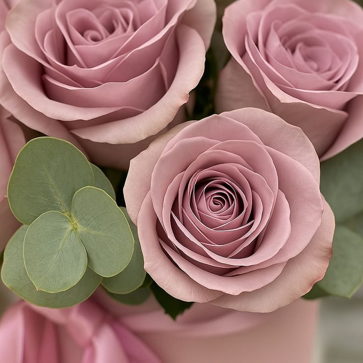 15 троянд Меморі Лейн в коробці – доставка квітів у Шепетівка