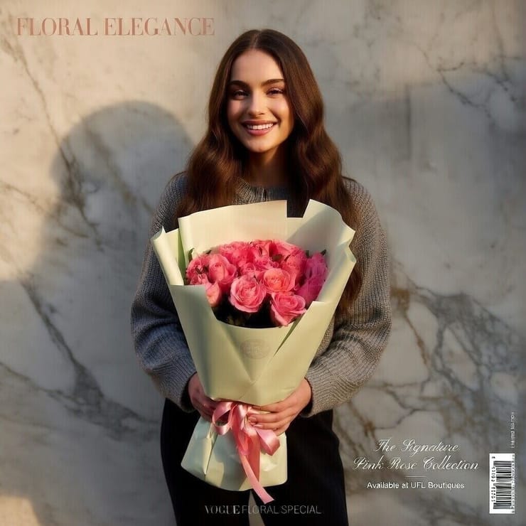 Букет 21 коралова троянда – доставка квітів у Прилуки