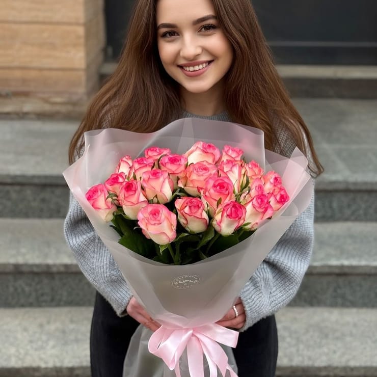21 roses Jumilia – flower delivery in Zhezkazgan