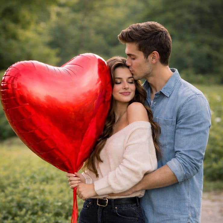 Air balloon Big Heart – flower delivery in Drogobich