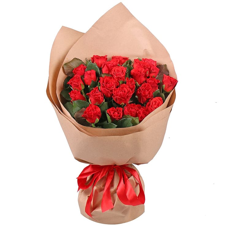 25 red roses – flower delivery in Nizhnie_seregozi