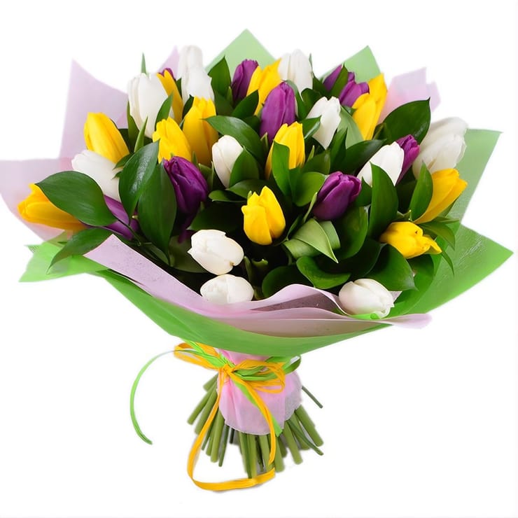 35 тюльпанів мікс – доставка квітів у Сокулук