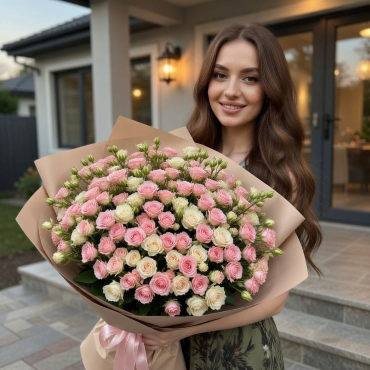 51 кустовая роза – доставка цветов в Гилберт