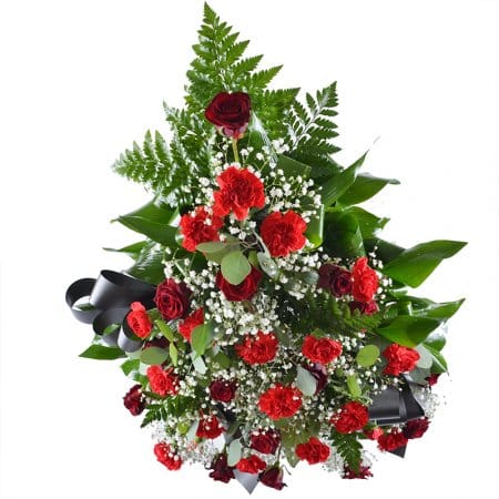 Ритуальная композиция из живых цветов № 2 – доставка цветов в Красные Окны  