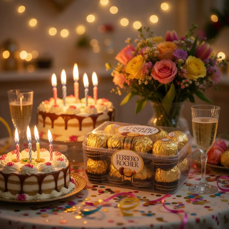 Конфеты Ferrero Rocher 200 г – доставка цветов в Калфа