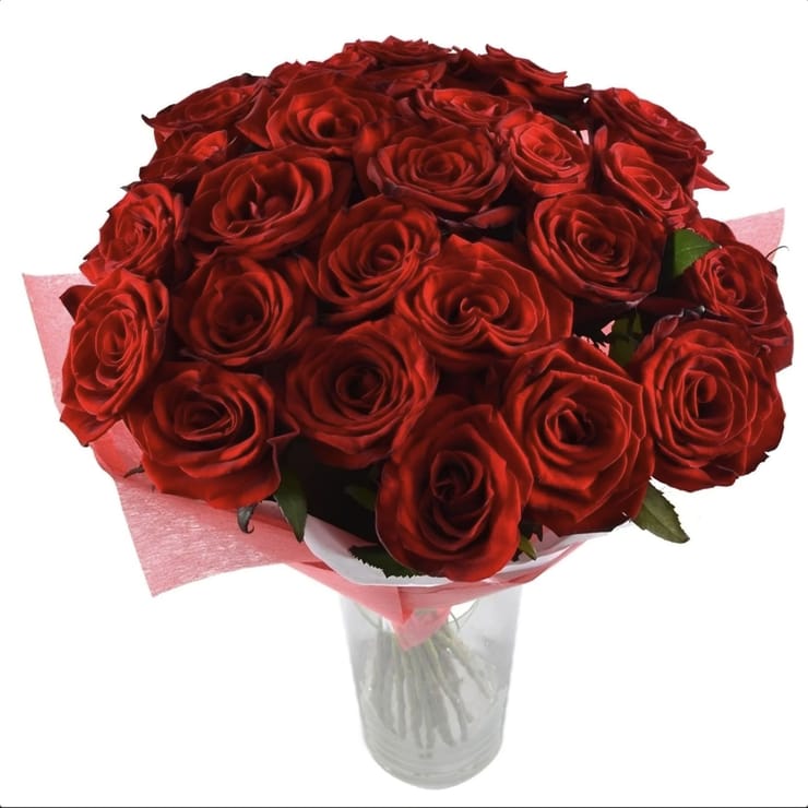 Bouquet 25 roses – flower delivery in Vorzel
