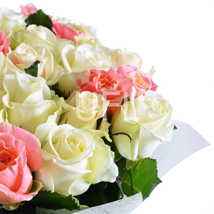 Ніжний комплімент 51 троянда – доставка квітів у Кренлей