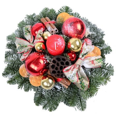 Святкова композиція – доставка квітів у Ретимно