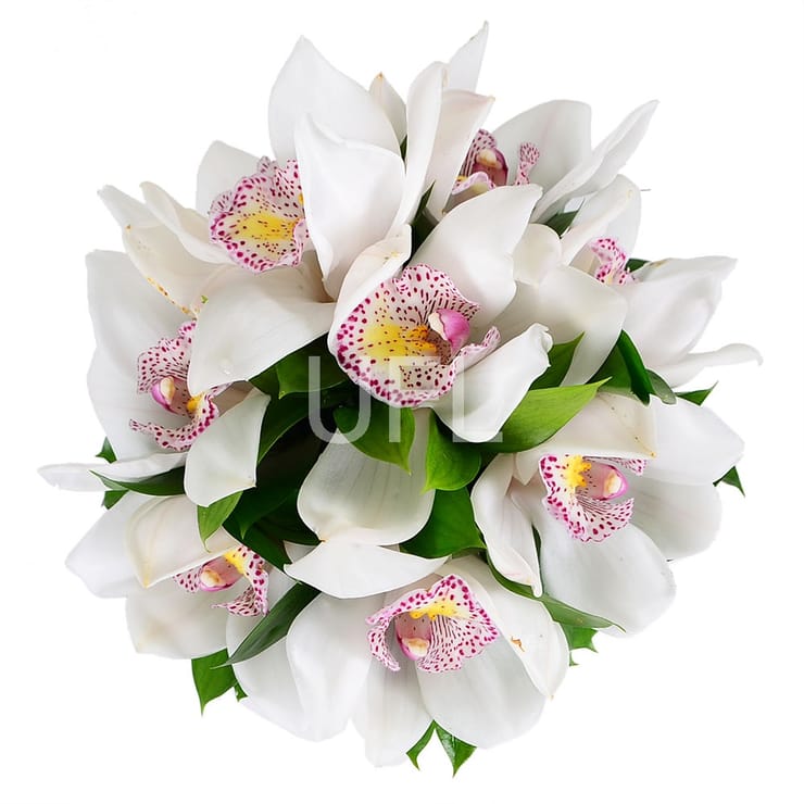 Свадебный букет из орхидей – доставка цветов в Порт Морсби