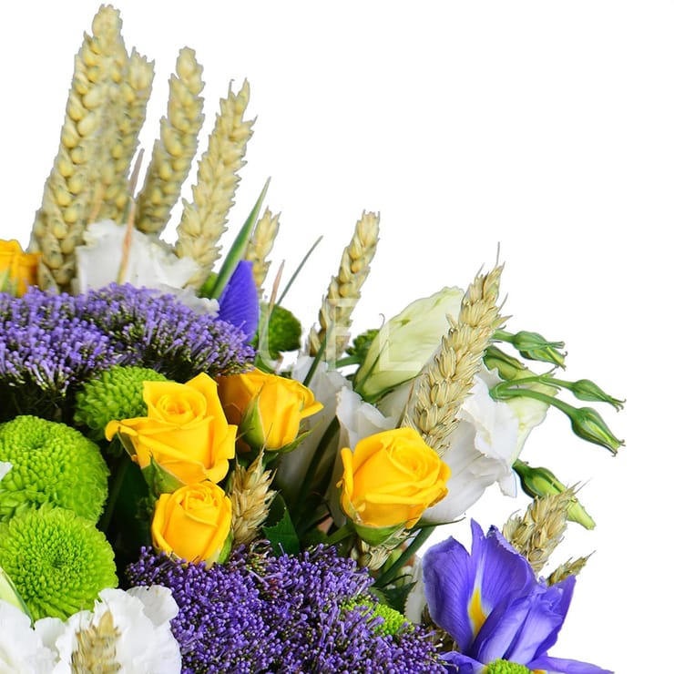 Summer basket of flowers, Nikolaev