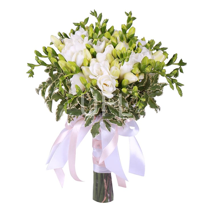 Букет невесты Из фрезий – доставка цветов в Порт Морсби