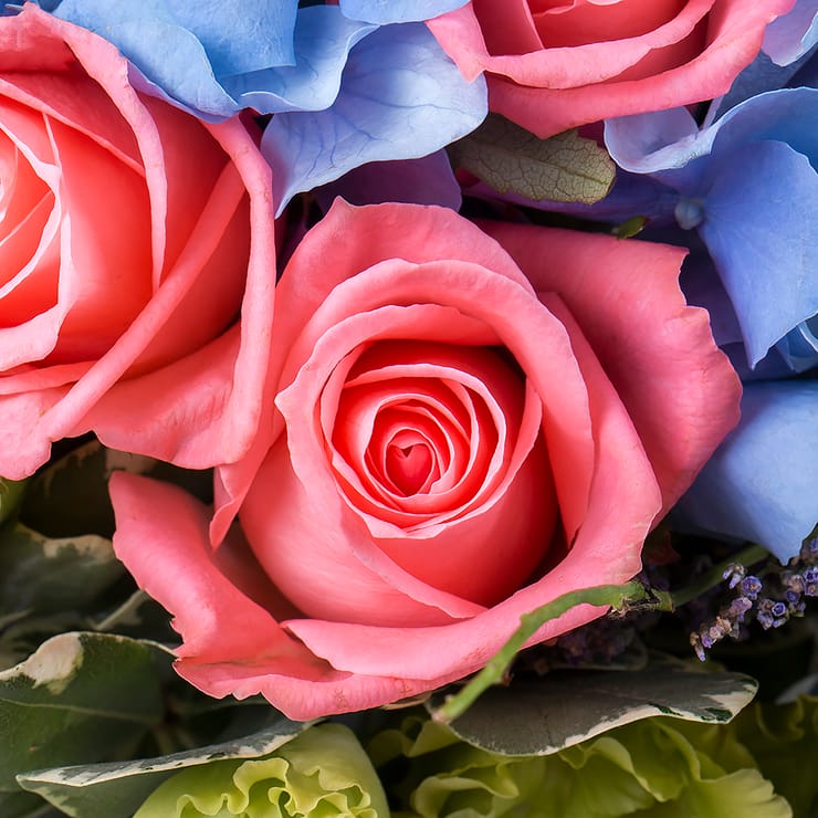 Квіткова композиція в коробці – доставка квітів у Аваруа