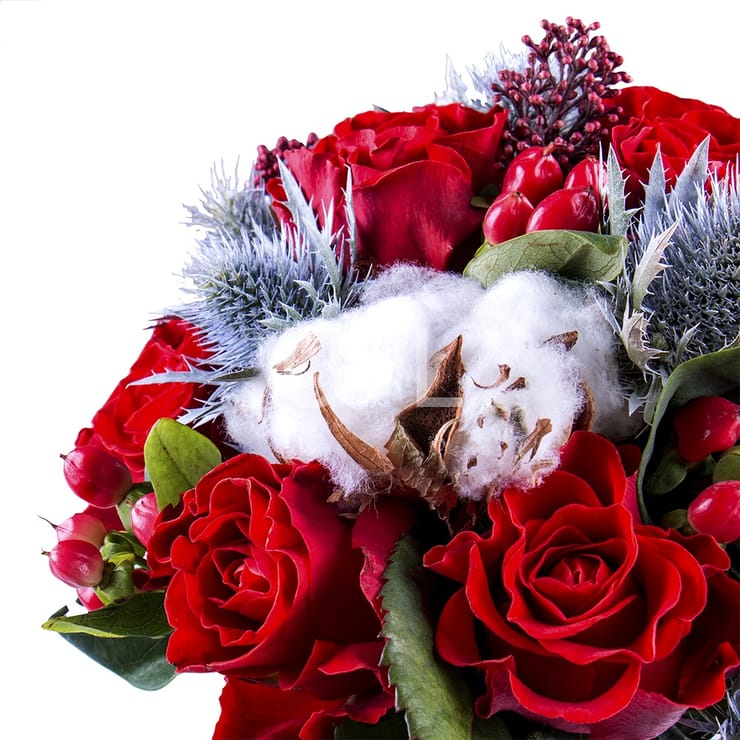 Fire and ice – flower delivery in Snovsk (former Schors)