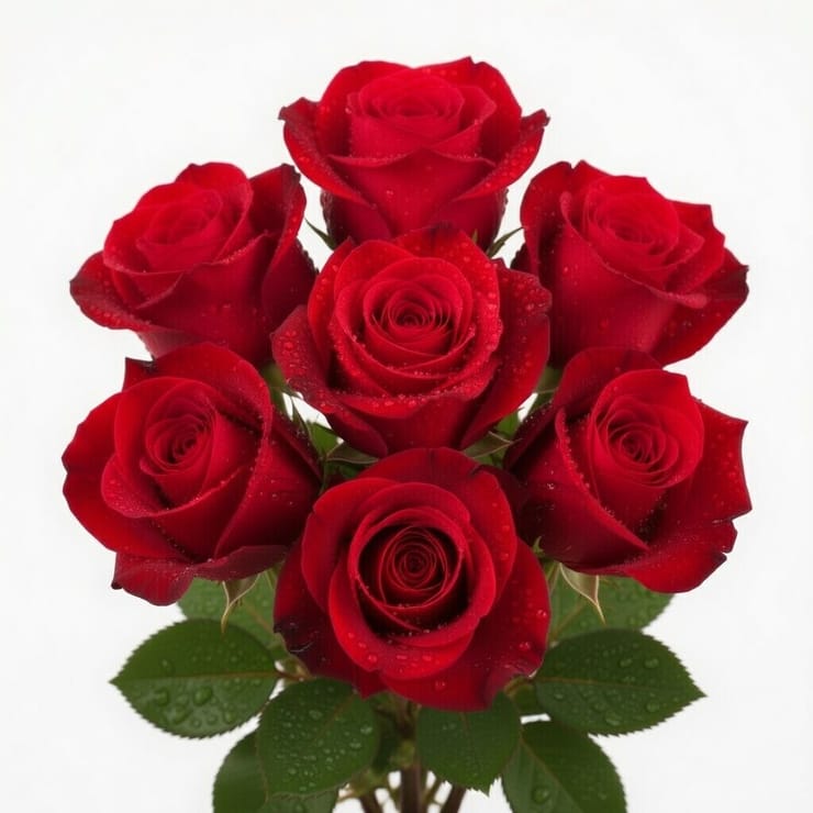 Red roses by the piece – flower delivery in Bad Laer