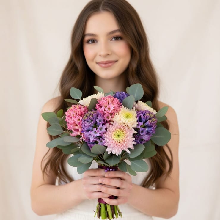 9 гиацинтов  – доставка цветов в Хабокен