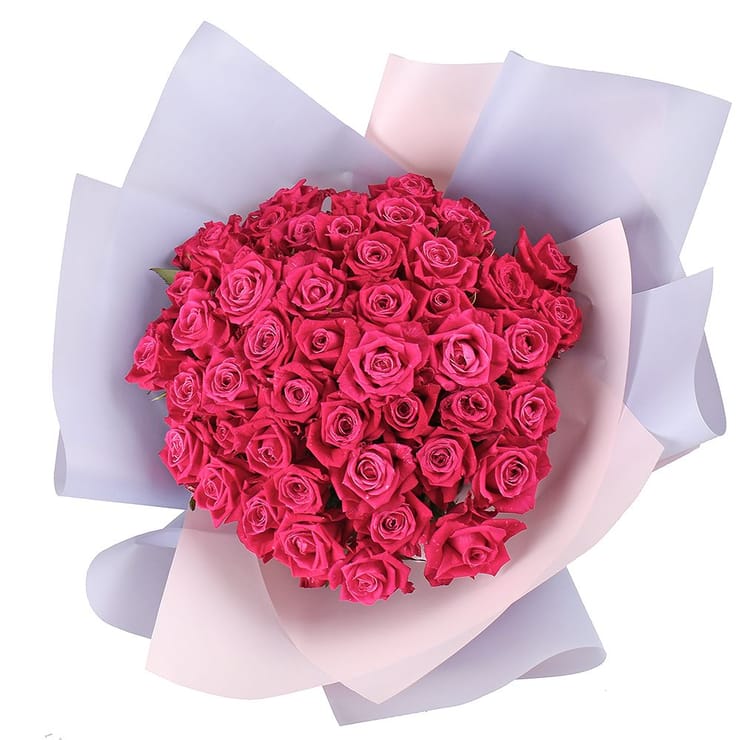 51 crimson roses – flower delivery in Starobelsk