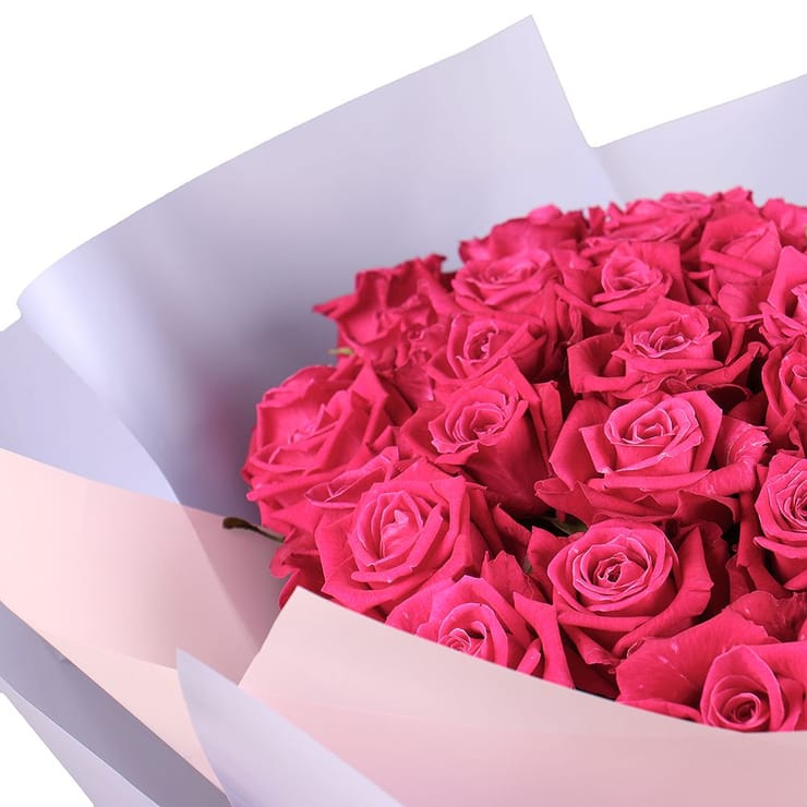 51 crimson roses – flower delivery in Starobelsk
