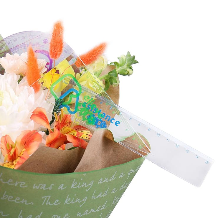 Букет квітів Циркуль – доставка квітів у Нижні Серогози