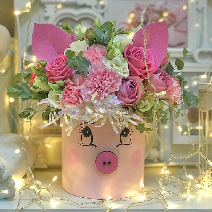 Flower little pig – flower delivery in Novopokrovka