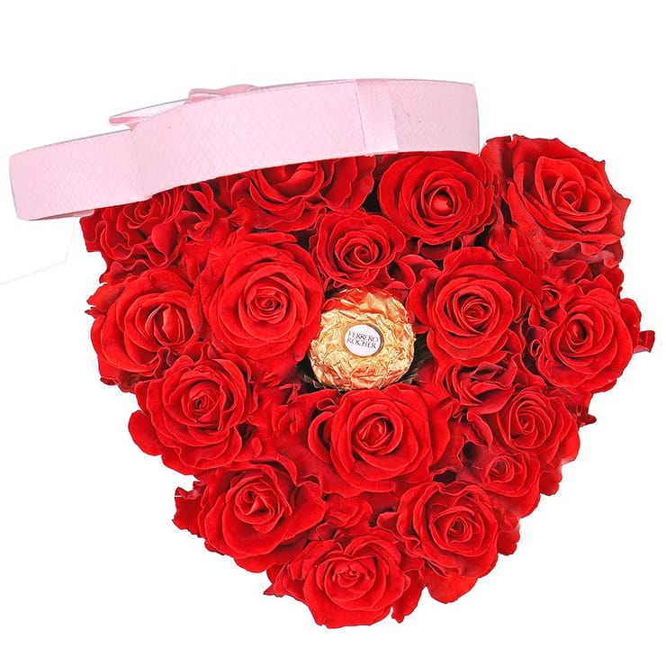 Серце з троянд Ель Торо – доставка квітів у Южний