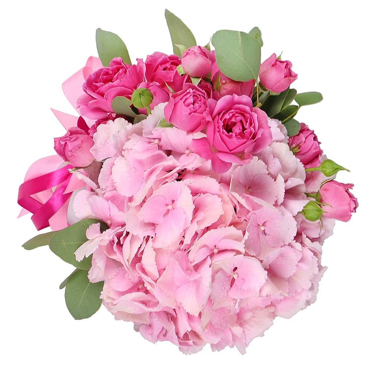 Квіткова композиція Малиновий сорбет – доставка квітів у Аваруа