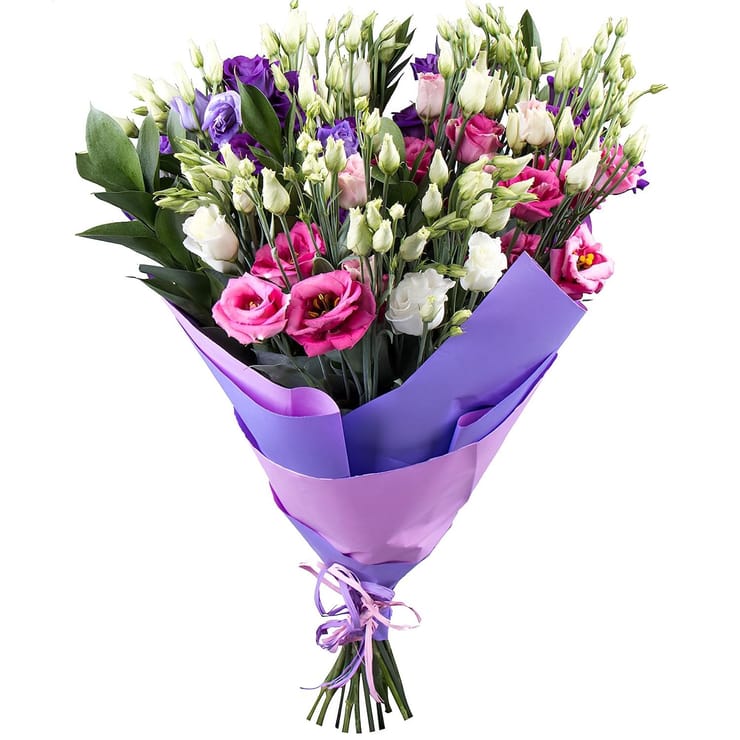 Букет з еустоми – доставка квітів у Дублін