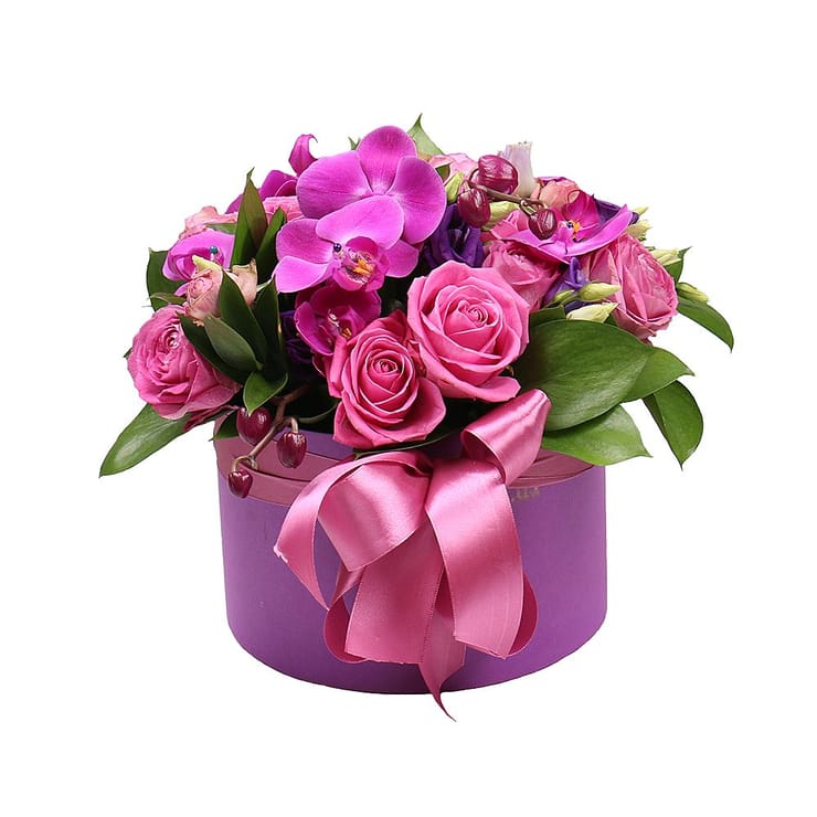 Flower box Famingo – flower delivery in Kirovsk (Ukraine)